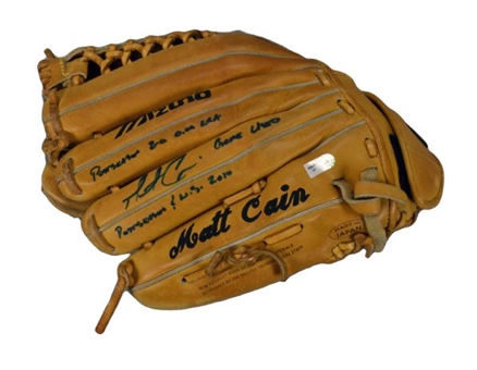 Matt Cain 2005 Game-Used and Signed Glove (MLB Authenticated, PSA/DNA)